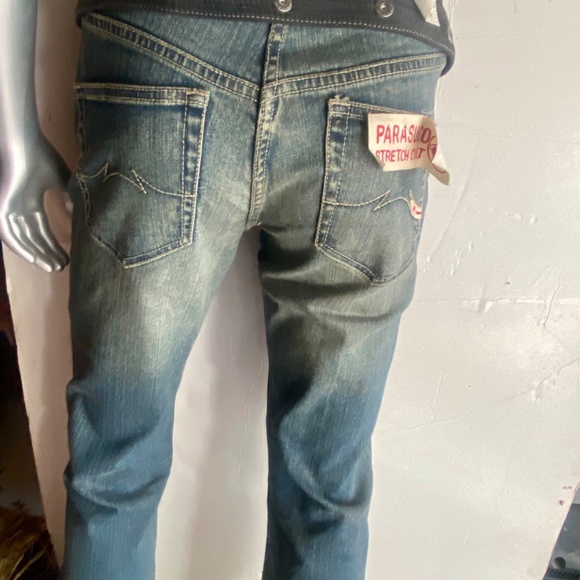 Ladies Parasuco Ergonomic Removable Belt Jeans Sz 27 - Picture 2 of 13